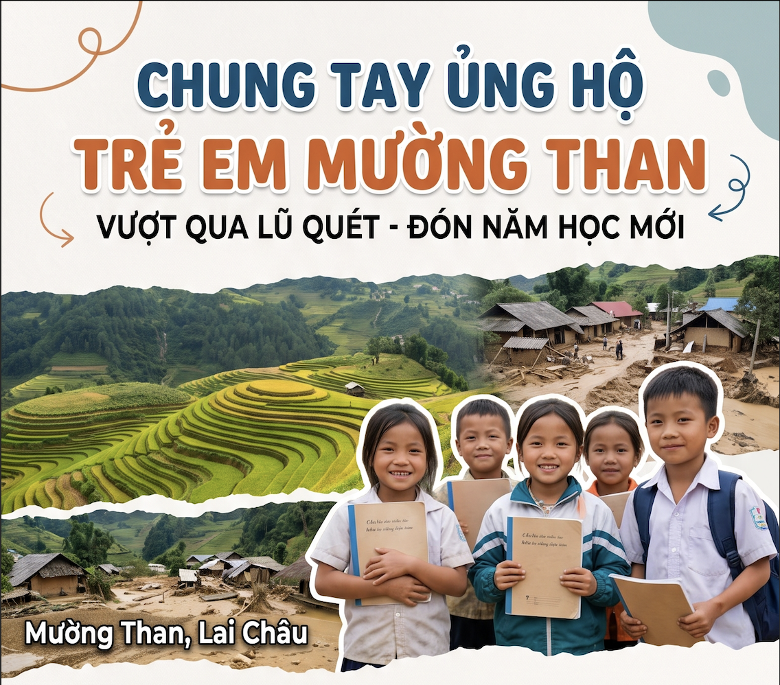 Ủng hộ cặp sách Mường Than